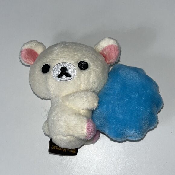 Rare Rilakkuma Stuffed 3.5”Toy Korilakkuma Usa America